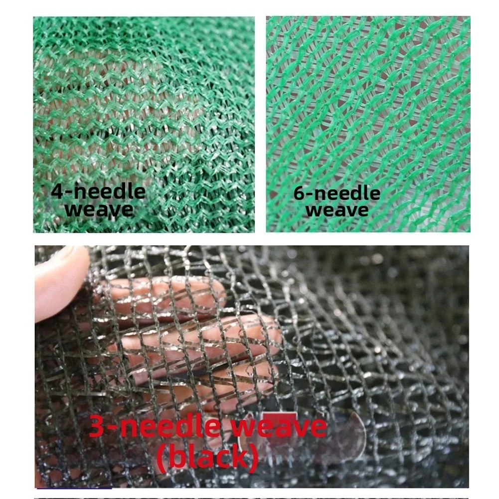 2 Needle PE Mesh Net for Sun Protection Dust Barrier and Air Permeability in Rooftop Garden Installation and Terrace Landscaping