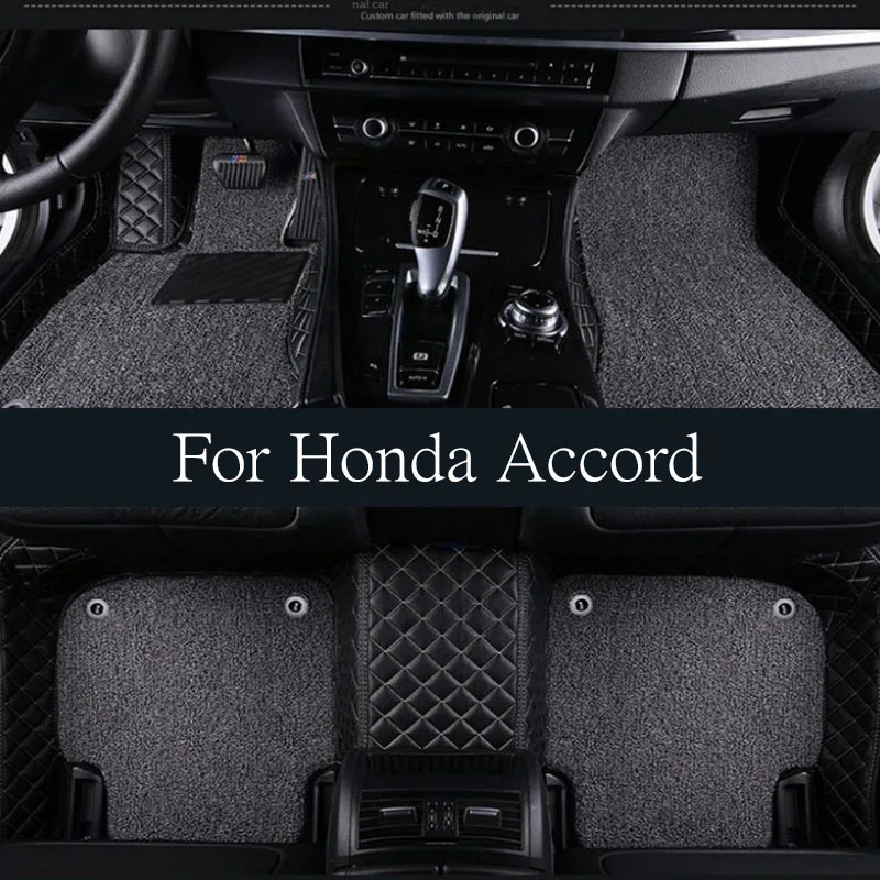 

Car Floor Mat for Honda Accord 9th 9.5 CR CT Hybrid 2013~2017 2014 Part Foot TPE Liner Carpet Pad Custom Cover Rug trunk mat