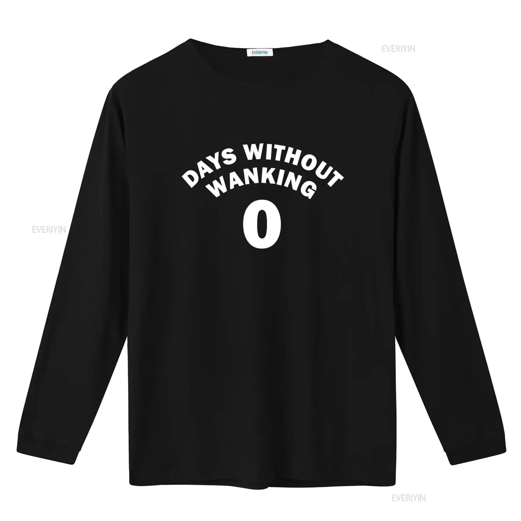 0 Days Without Wanking T Shirt Humor Funny Meme Offensive Satire Jerking vintage Washed Breathable fashion Stylish Unisex
