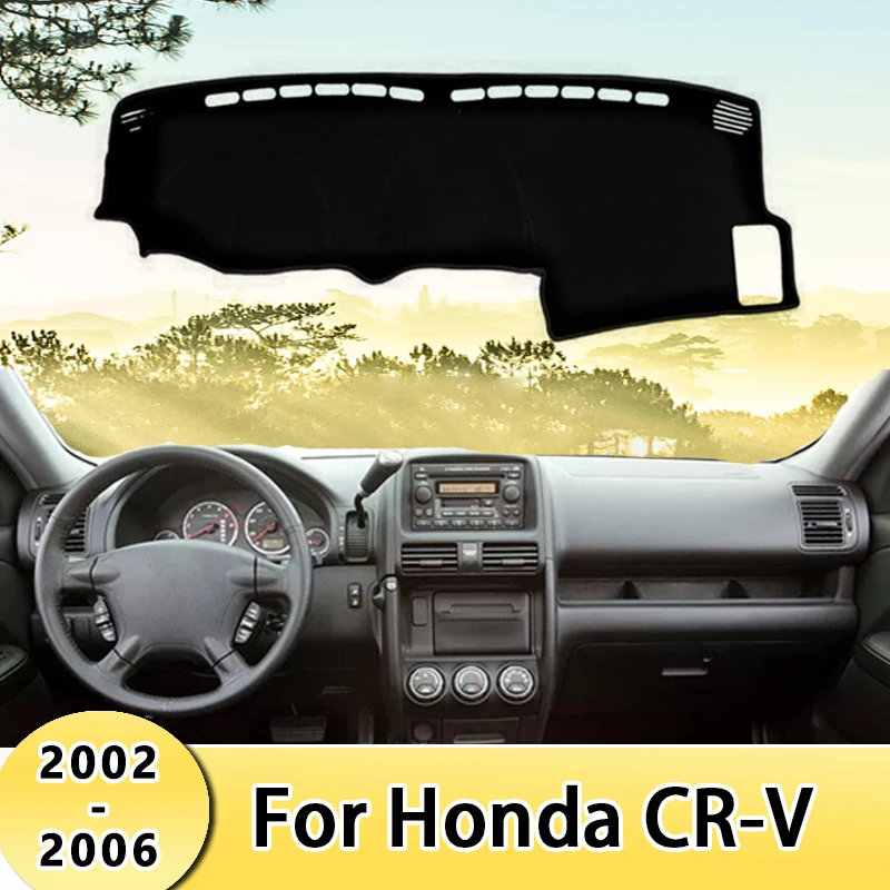 

Car Dashboard Cover Sun Shade Mats Avoid Light Pads Instrument Panel Protective Carpets For Honda CR-V 2002-2006 2003 2004 2005