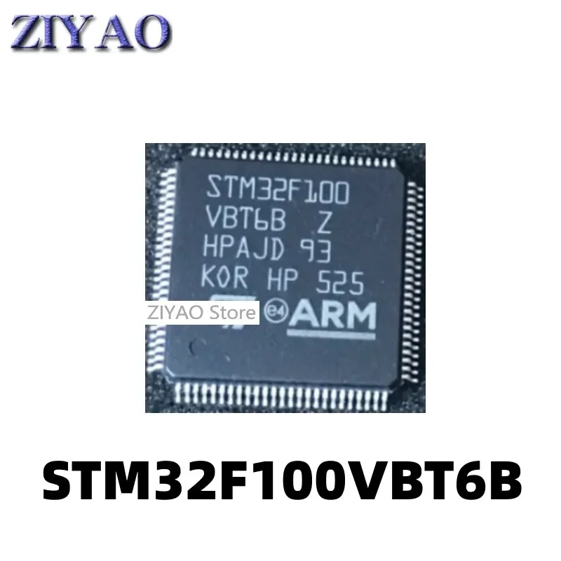 5PCS STM32F100 STM32F100VBT6B microcontroller chip QFP-100