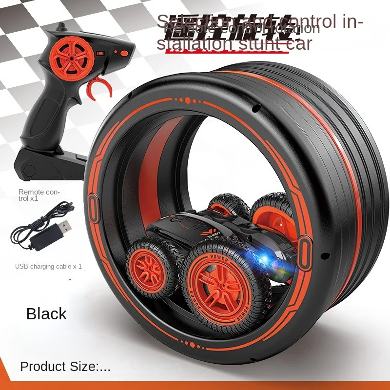 Remote Control Rotating Stunt Car Gifts for Boys and Girls Double-Sided Rotating Fancy