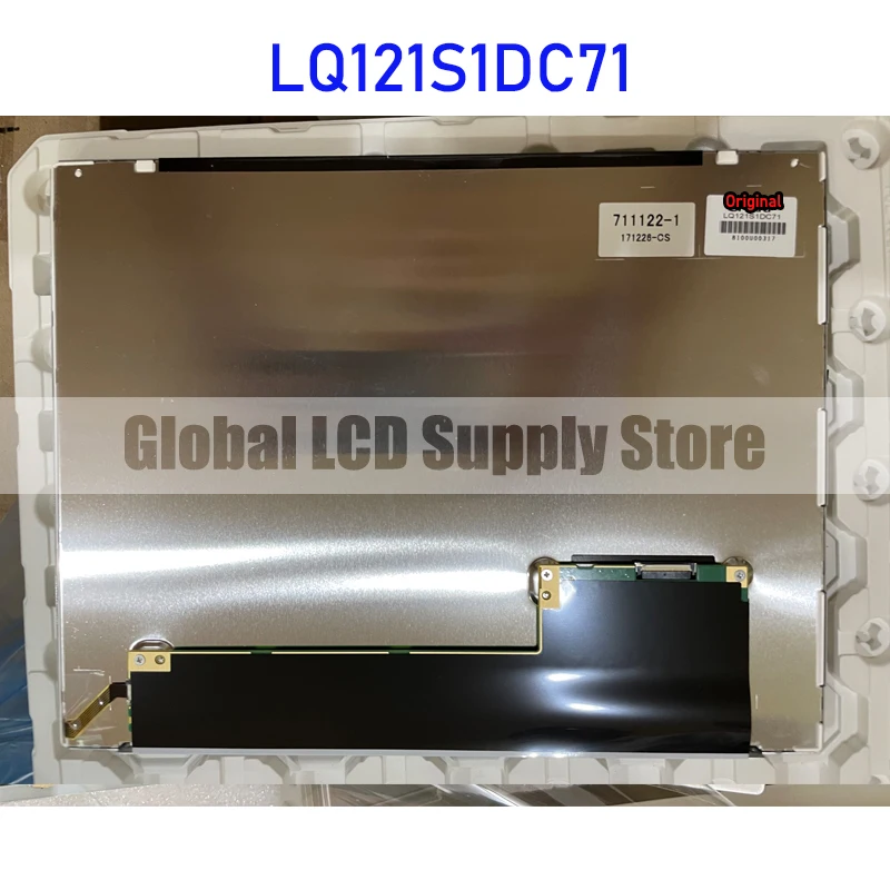 Panel de pantalla LCD Original para Sharp 30 Pines, 12,1 ", 100% probado, LQ121S1DC71