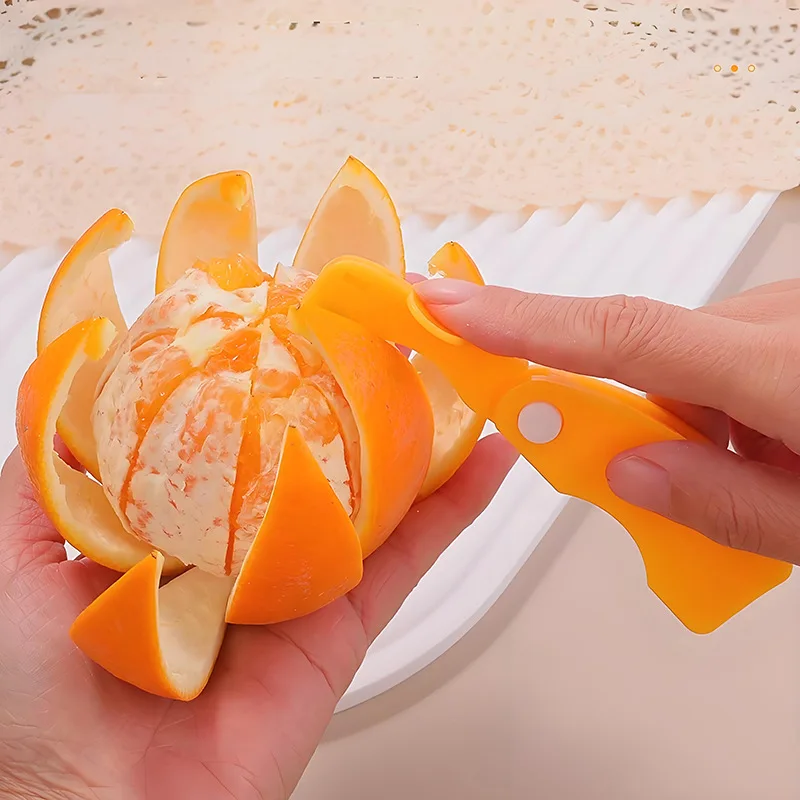 Mini Folding Peeler Lemons Orange Citrus Pitaya Pomelo Peeler Slicer Cutter Pericarp Peel Opener Kitchen Gadgets
