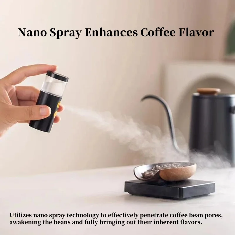 

Search Pean Grinding Static Reducer Nano Sprayer Waking Coffee Beans Elimination Powder Residue Cleaner Rechargable USB ARIEL