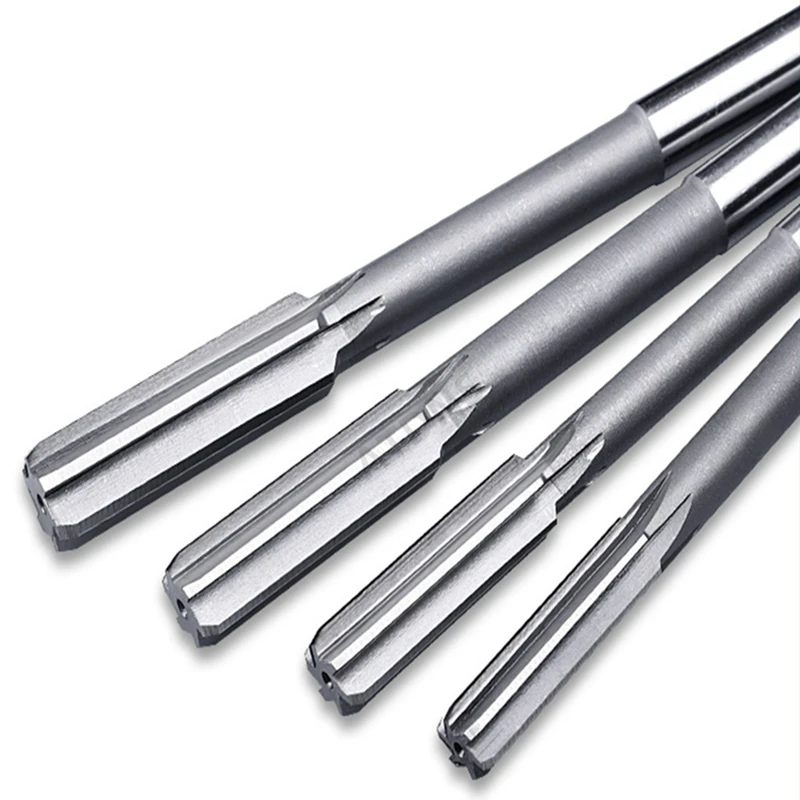 Rozwiertak maszynowy H7 HSS uchwyt prosty rozwiertak frezarski 6-ostrzowy D2mm-D20mm frez płaskie dno wydłużony 2,5 mm 8,5 mm