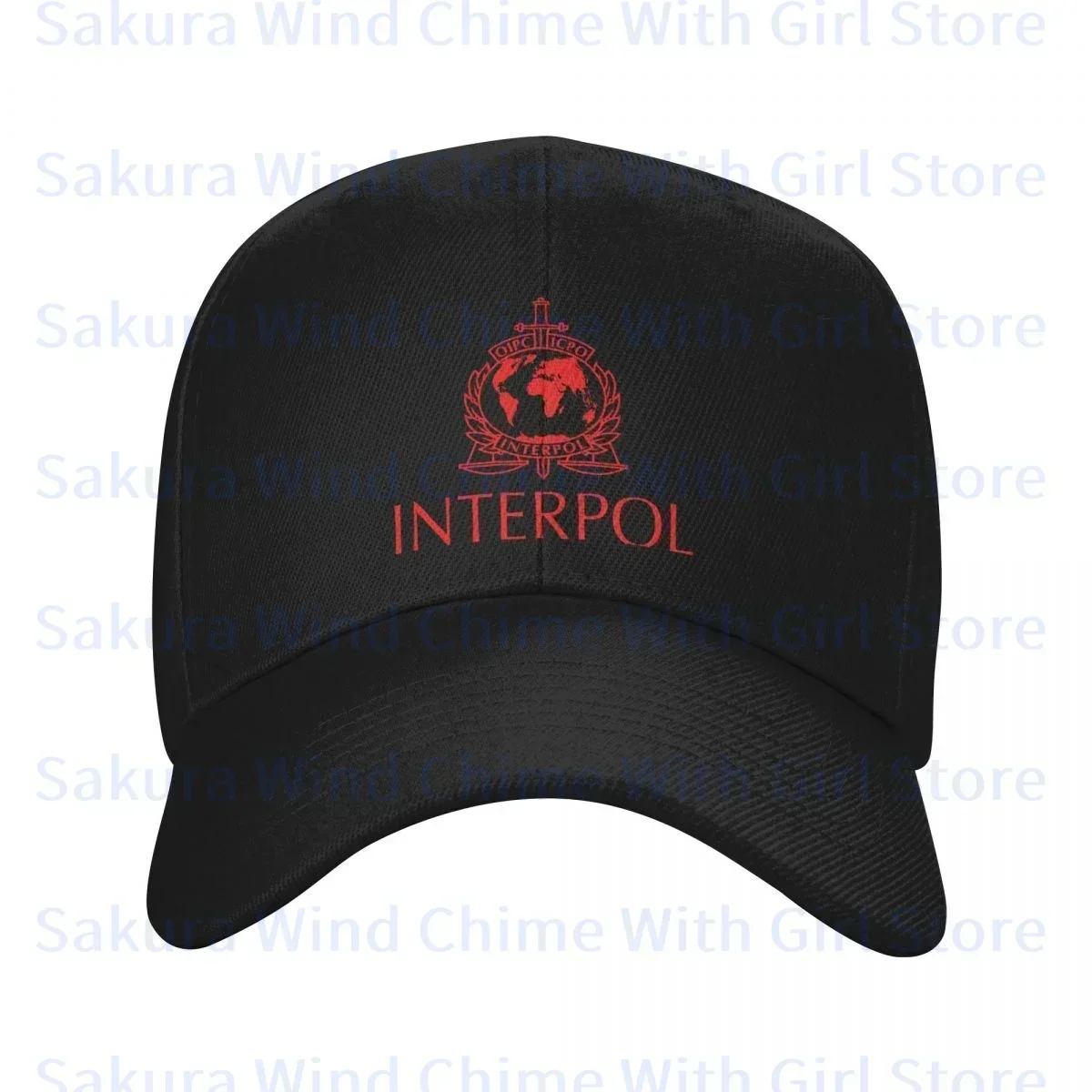 New Fashion INTERPOL Polices OICP ICPO Baseball Cap for Men POLYESTER Hats Adjustable Hat Casual Truck driver Hat