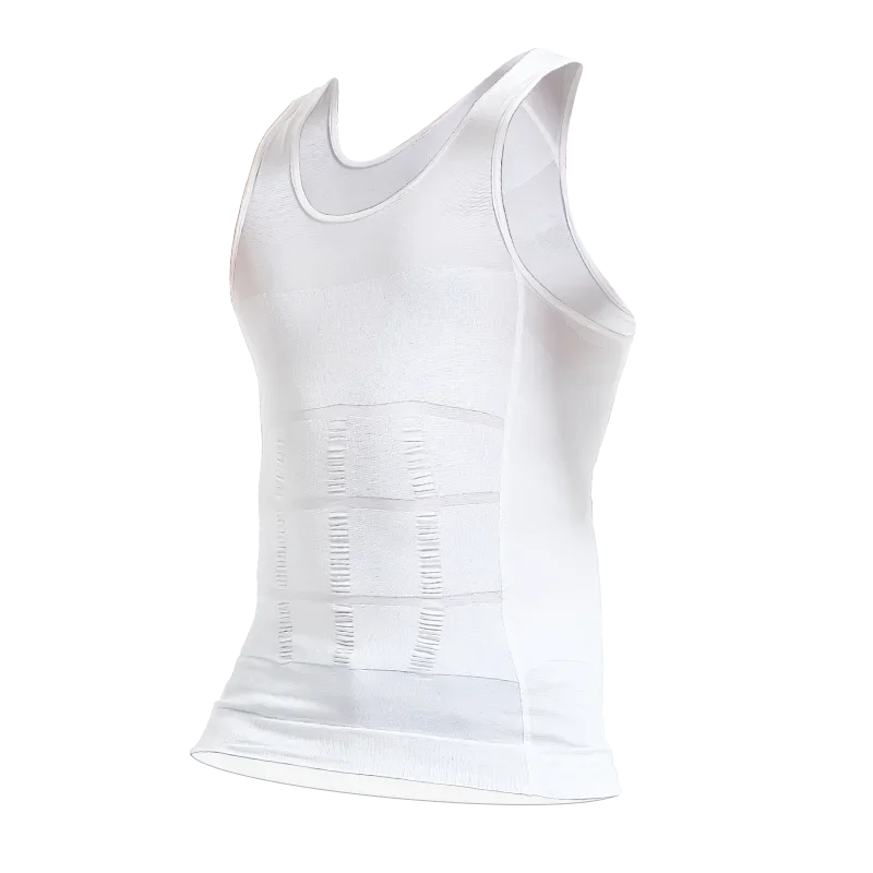 Men's abdominal-revealing and waist-constricting shaping vest, invisible fat-shrinking garment, slimming suit