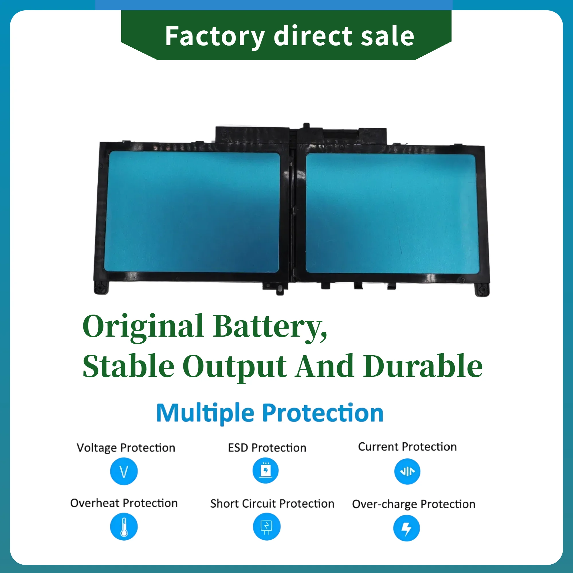 المصنع مباشرة! J60J5 باتريا دو portátil لـ Dell Latitude E7270 E7470 R1V85 MC34Y 242WD