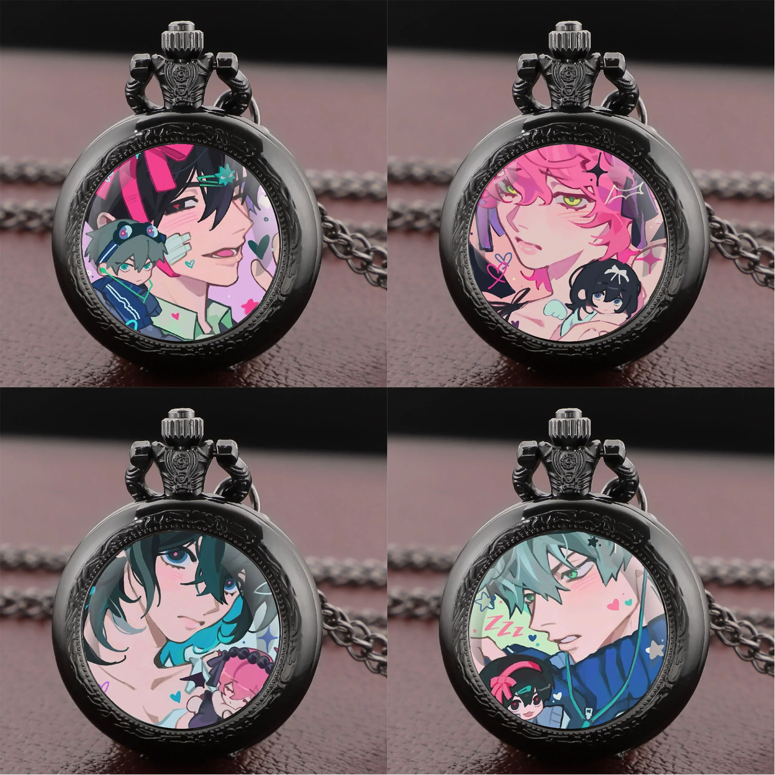 

Винтажные карманные часы-кулон в стеклянном куполе с тематикой инопланетной сцены, креативный подарок для всех возрастов