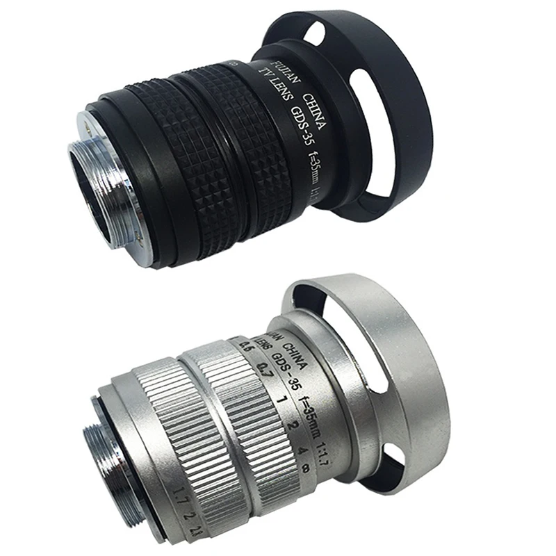 Metal Lens Hood for CCTV 35mm F1.7/50mmF1.4 Lens Hood Lens Screw Mount