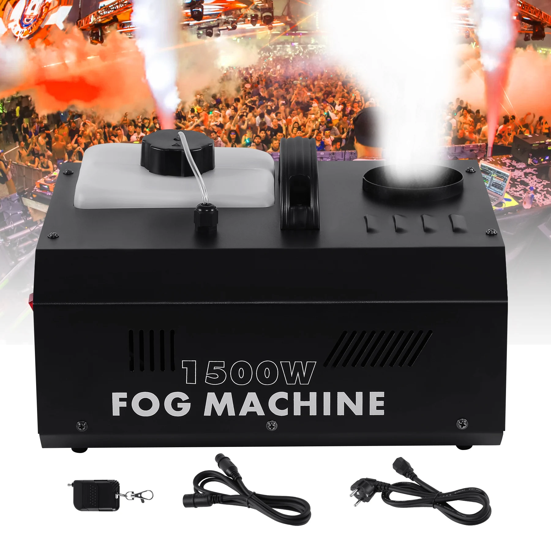 

Stage lighting Special effects 1500W air column type smoke spraying machine DMX vertical disco fog machine smoke generator