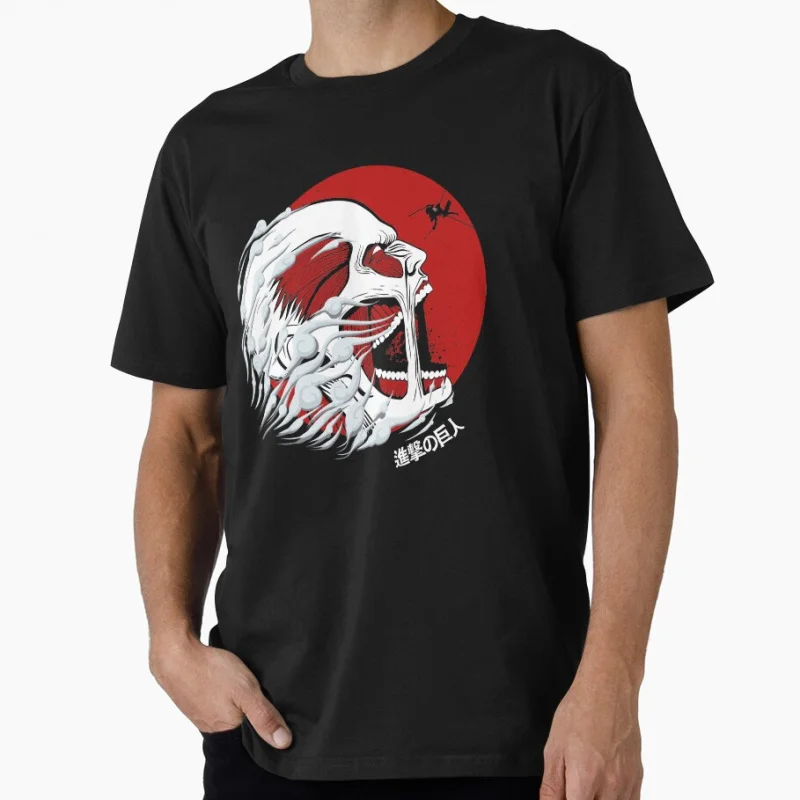 

Colossus Gigant AOT Attack On Titan Gift t shirt for Anime lover Cartoon Graphic Y2K clothes Large size Tops Manga printed Tee