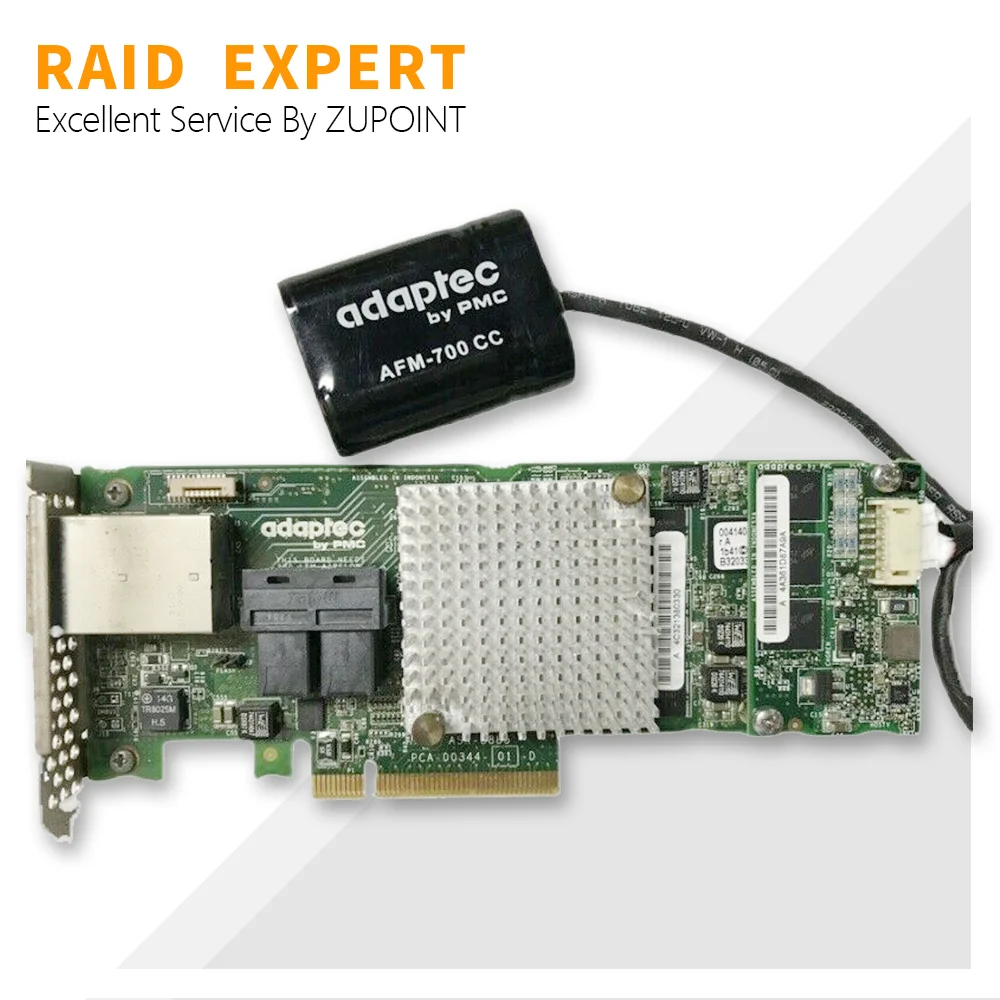 

ZUPOINT Adaptec 8885 RAID Controller Card 2277000-R SATA PCI-E 16-Port 12Gb SAS Controller Expander Card