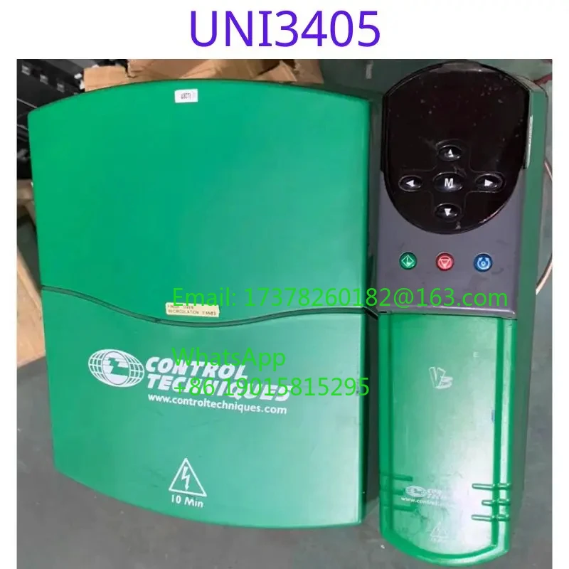 

Функциональный тест б/у преобразователя частоты UNI3405 37 кВт в порядке.