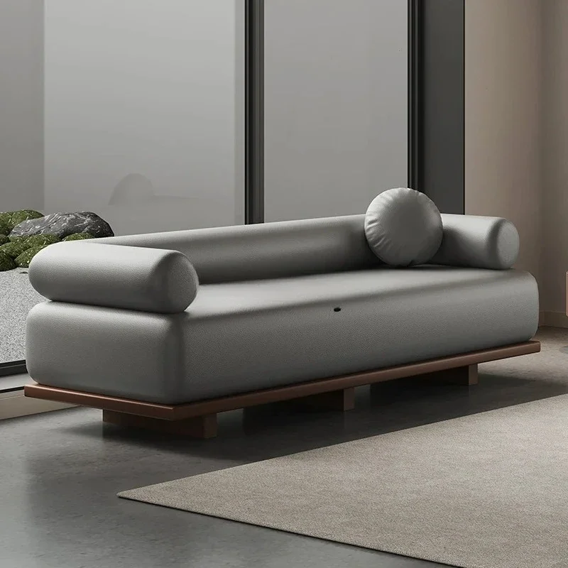 

FFModern Chinese Style Solid Wood Bedroom Sofa Bed End Lounge Designer Home Use Homestay Hotel Small Sofa