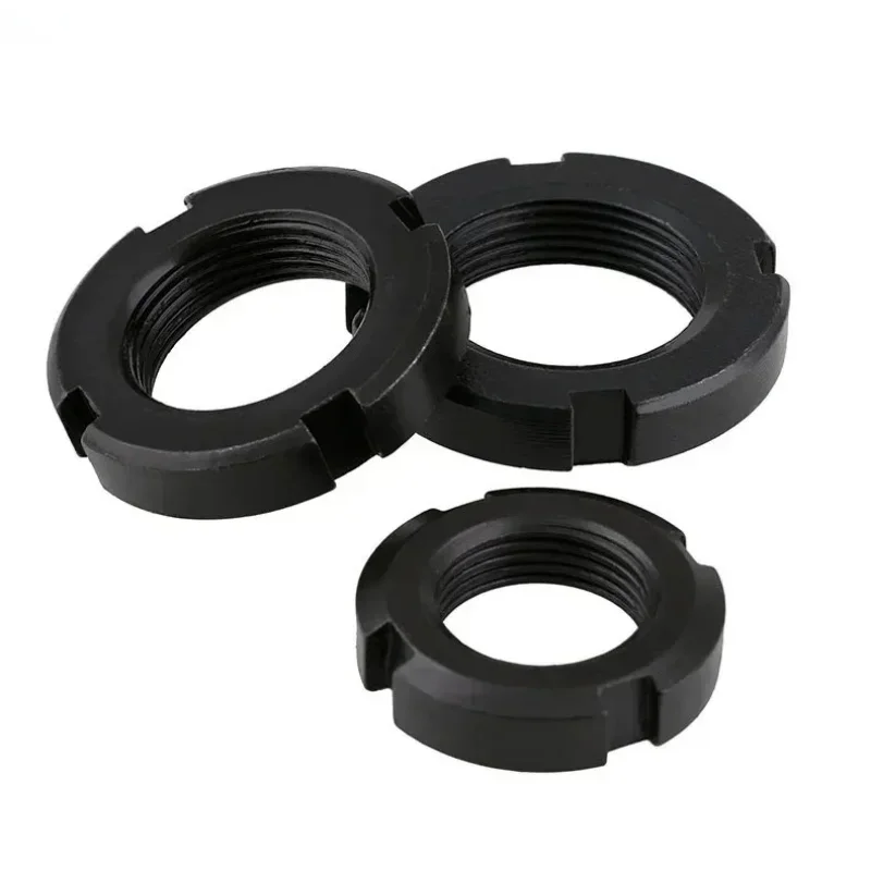 GB812 круглая гайка, четыре слота гайки для гаечного ключа