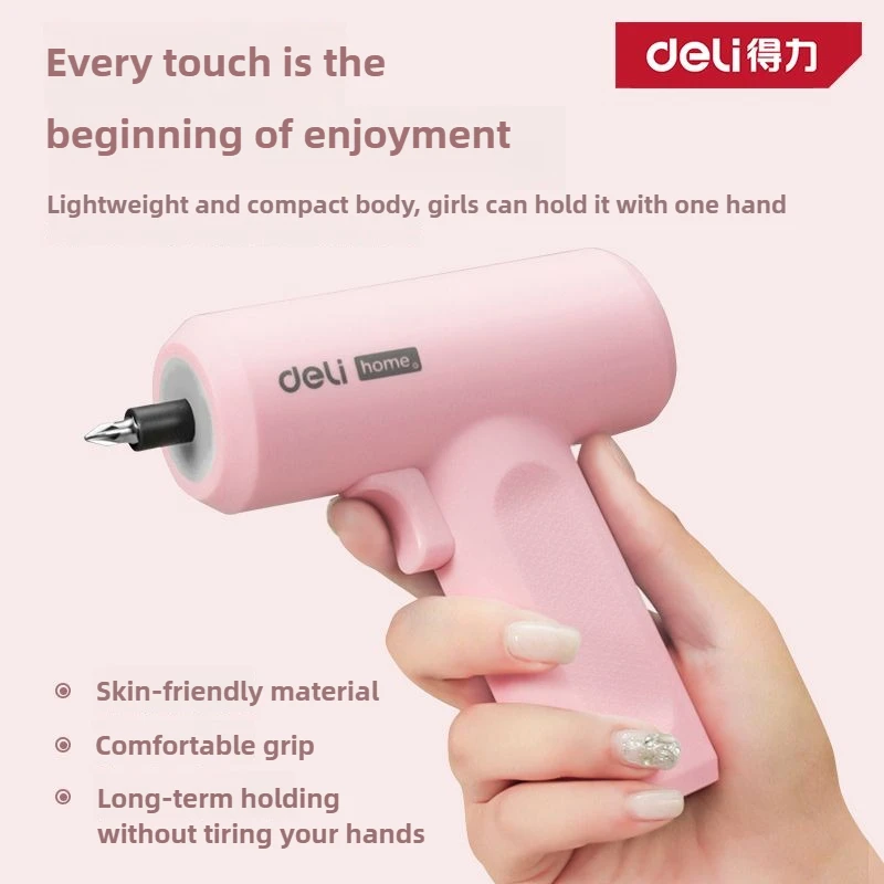 

Deli 3.6V Electrical Screwdrivers Set Portable Smart Cordless Power Screw Driver Mini Electric Drill Home Repair Power Tool