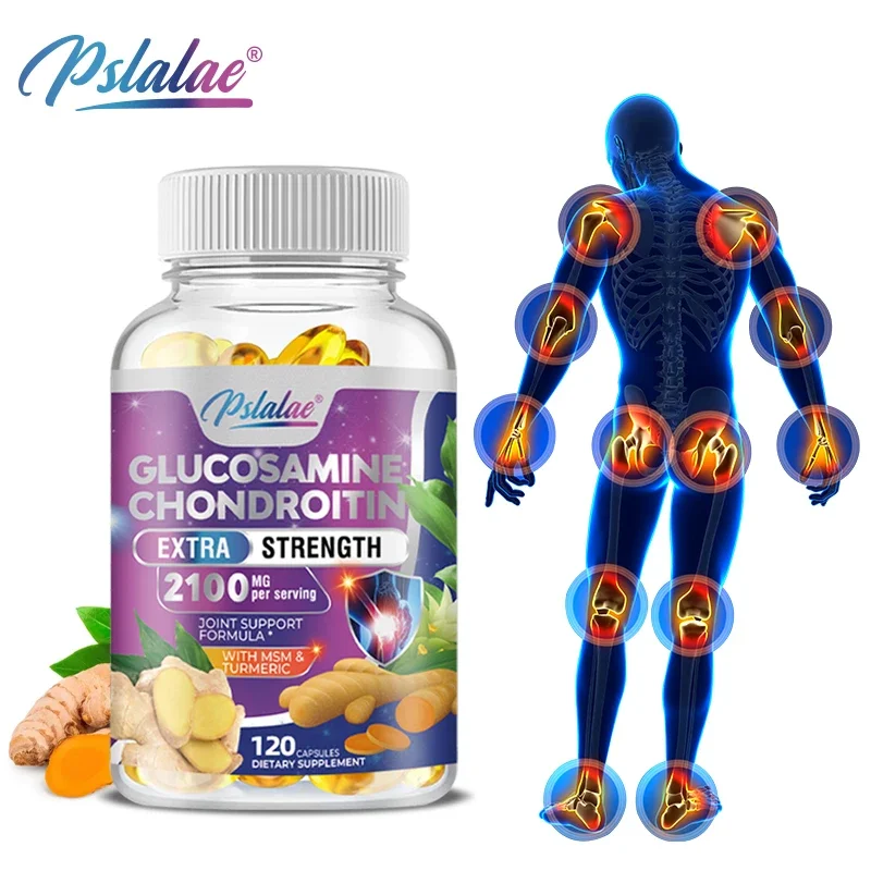 Glucosamine Chondroitin MSM Turmeric Boswellia - Joint Health and Joint Function Support - Glucosamine Sulfate Mobility FormulaC