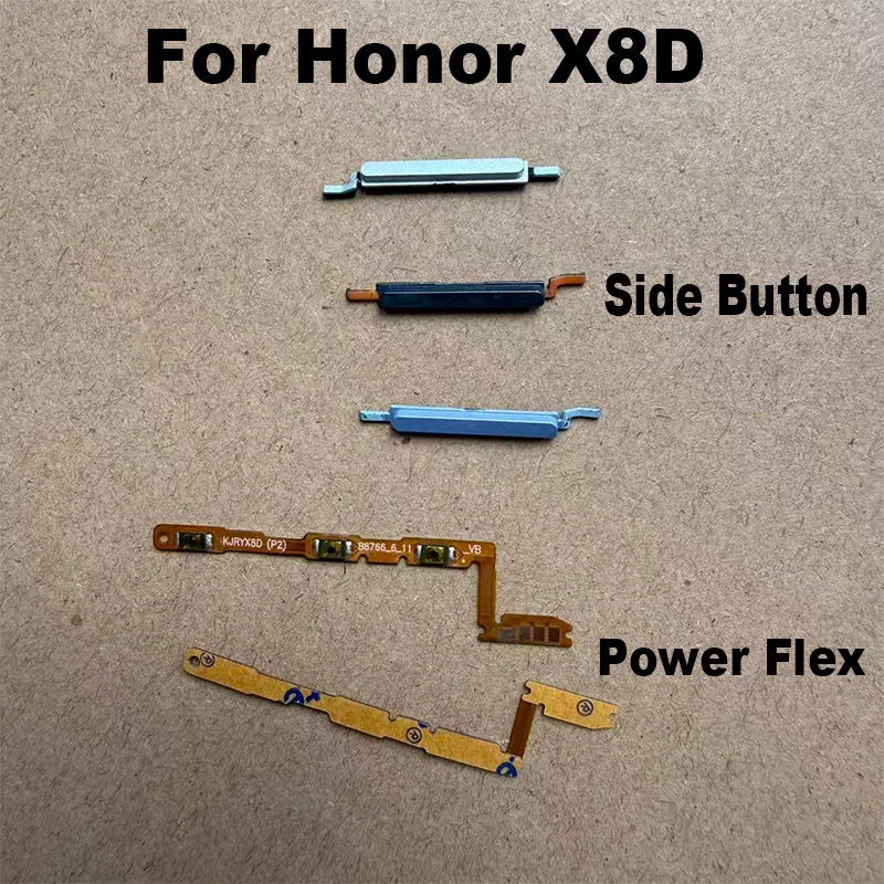For Huawei Honor X8D Side Button Buttons Power Volume Switch On Off Keys Flex cable Replacement Repair Parts
