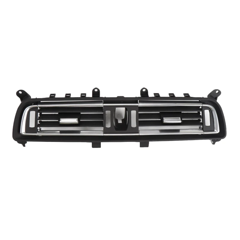 Full Black Console Central Fresh Air Conditioner AC Vent Grille Outlet for-BMW 7 Series F01 F02 730 735 740