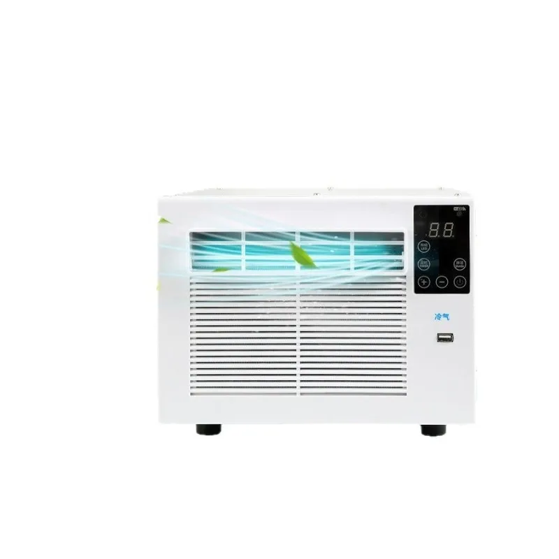 Compresor, tienda de campaña con mosquitera de refrigeración, cama para mascotas, instalación gratuita, aire acondicionado pequeño integrado