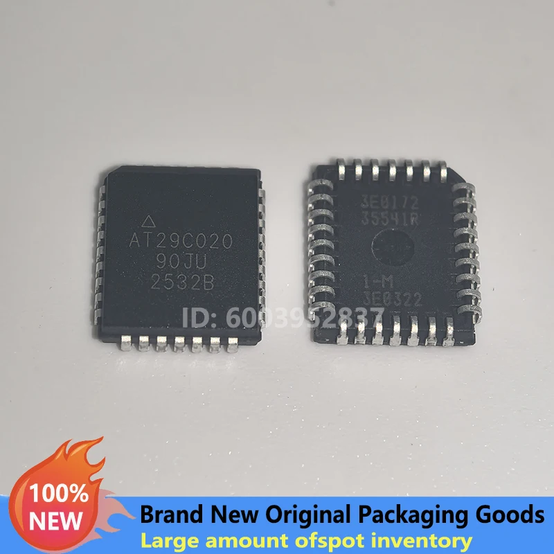 New (5-10piece) 100% IC AT29C020-90JU AT29C020 PLCC-32 2m Memory Flash Chipset Chip