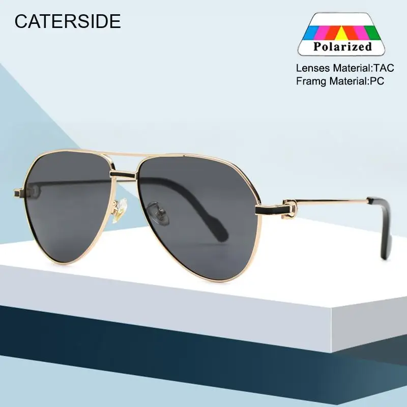 New Metal Wrapped Frame Toad Sunglasses for Men Fashion Trendy Personalized Retro Outdoor Driving Polarized Eyewear for Women image 2