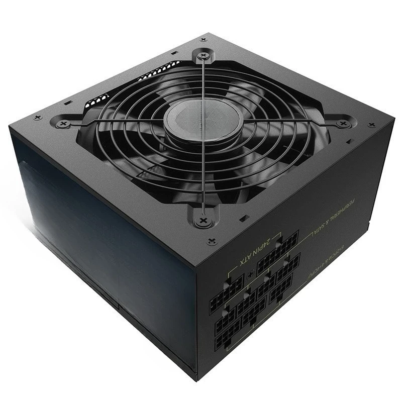 Rated 650W Full Module Desktop Computer Chassis Power Supply Silent ATX Host Backline 80PLUS