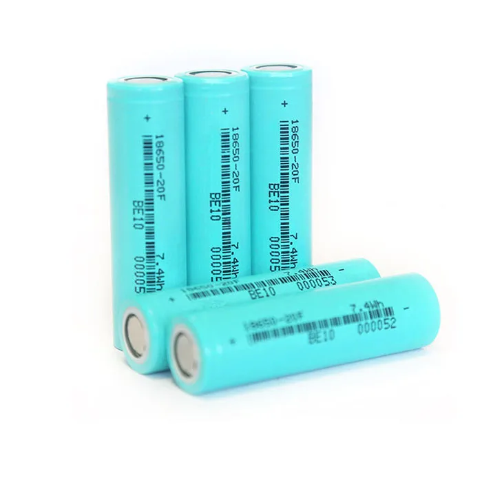 3.2V Rechargeable Lithium Ion Battery 2000mAh 18650 LFP Cell EV electronics  vehicles  scooter toys cars