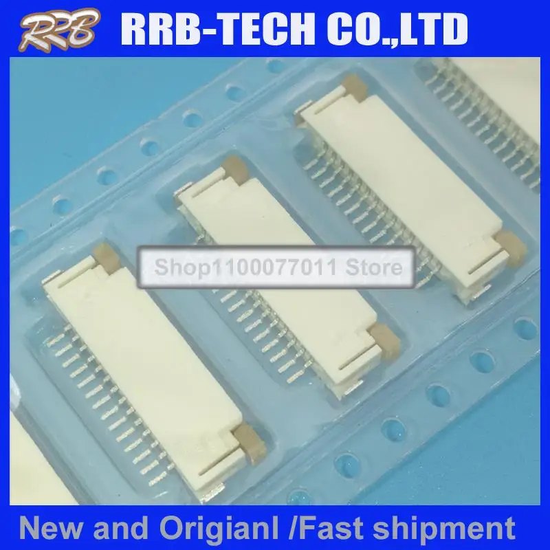 20pcs/lot 52207-1433 522071433 1.0mm legs width 14pin top drawer FFC/FPC  100% New and Original