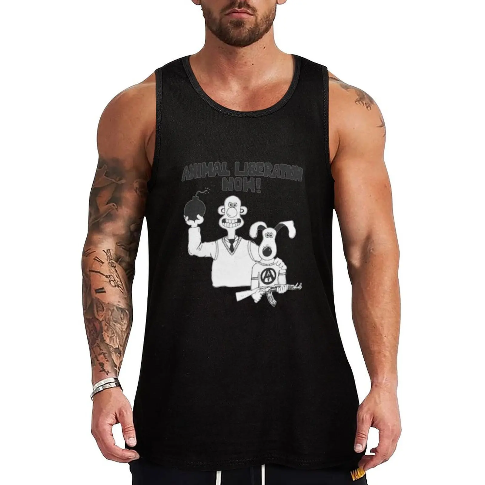 Beagle Dog And Window Cleaner Wa.l.l.a.c.e And G.r.o.m.i.t Tank Top gym shirts gym gym t-shirts