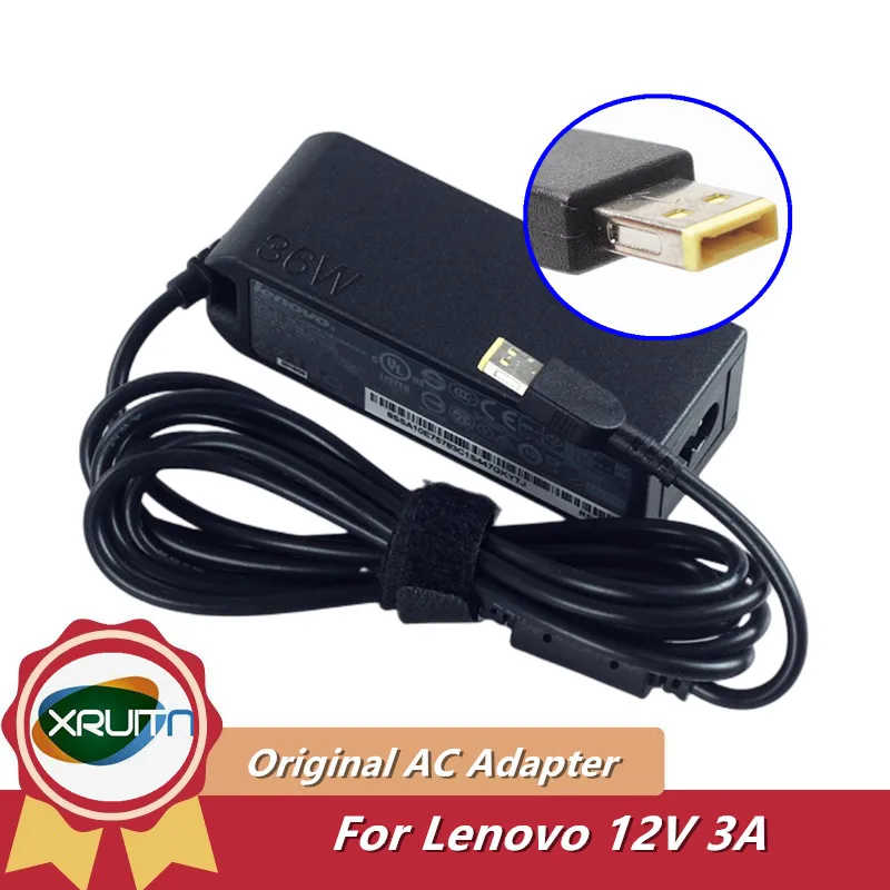 

Genuine 36W 12V 3A AC Adapter Power Charger For Lenovo ThinkPad 10 Helix 20CG 20CH Power Supply ADLX36NDT2A ADLX36NCT2A 00HM601