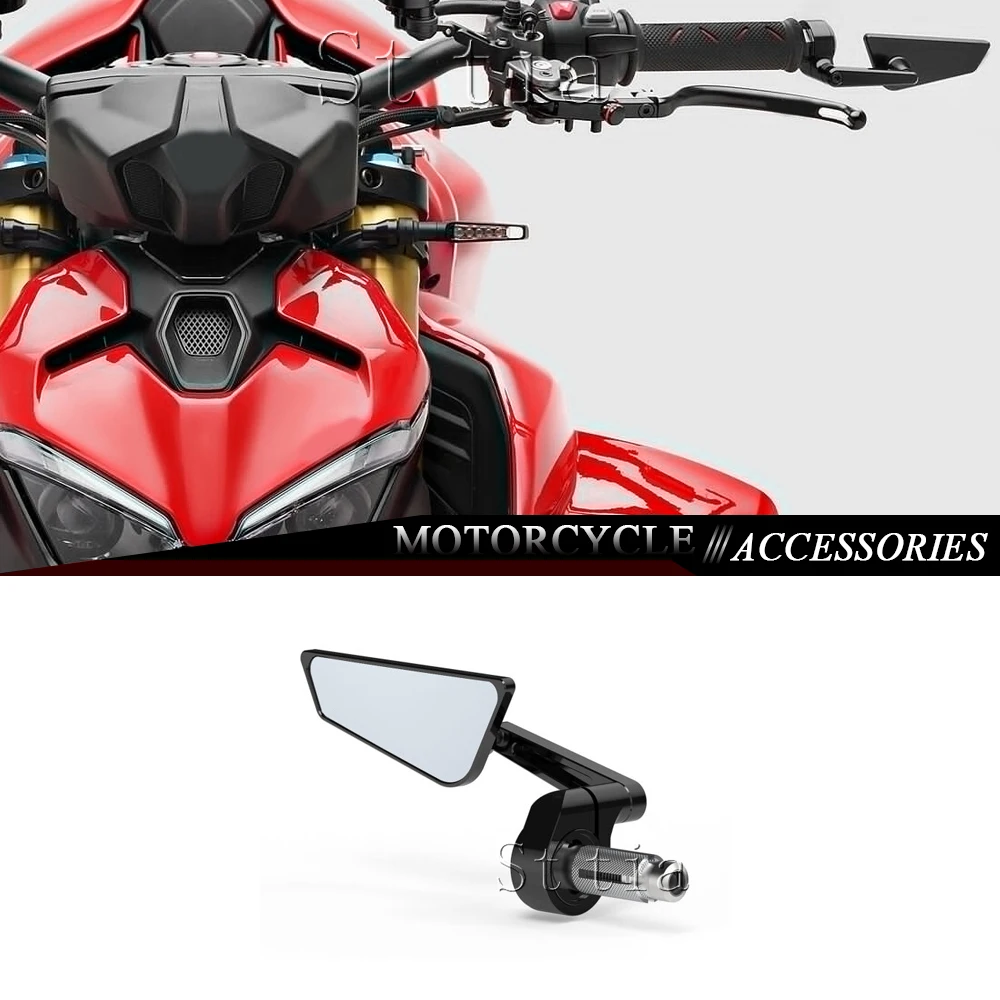 

For Ducati Streetfighter V2 V4 2022-2025 STREETFIGHTER V4 V2 S Motorcycle Handlebar Rearview Mirror Anti-Glare Rear View Mirrors