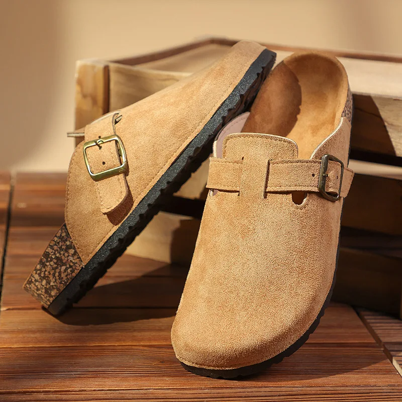 شباشب رجالية كاجوال بمقدمة أصابع القدم عصرية ومتعددة الاستخدامات ونعل سميك ومقاومة للاهتراء ونعل ناعم سهل الارتداء صنادل كاجوال مقاس كبير #3