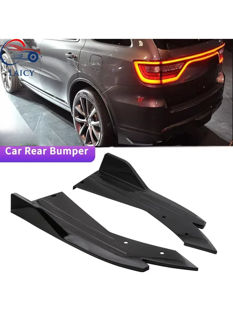 LAICY Dla D0dge Durango Samochód Tylny zderzak Spoiler Warga Splitter Dyfuzor Body Kit Boczna spódnica Ochraniacz Pokrowce Czarny — 2