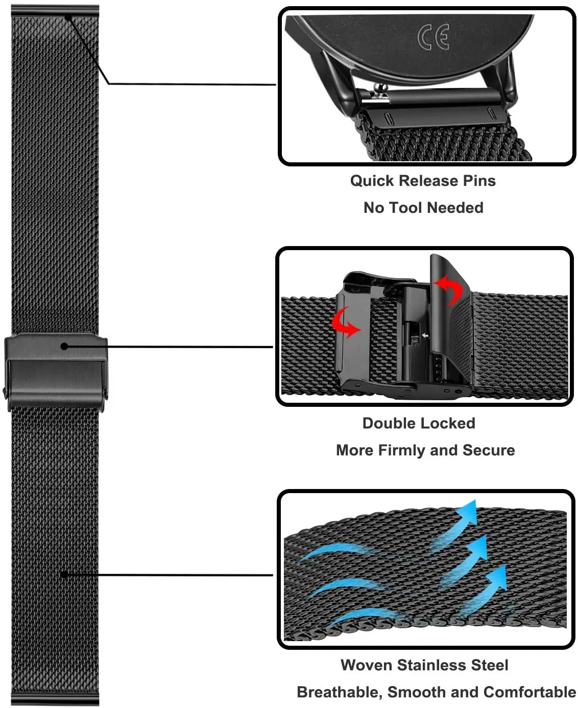 Custodia + cinturino per Amazfit GTR 2 2e cinturino in acciaio inossidabile custodia protettiva per schermo per Amazfit GTR 3 3 Pro Cover di ricambio Correa