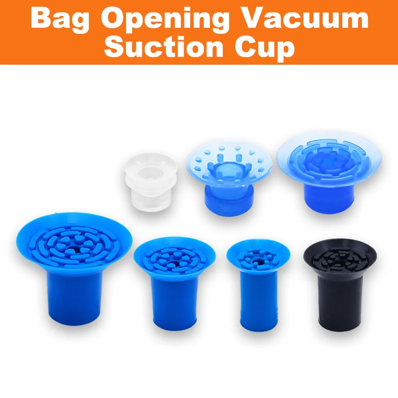 

5pcs Pack Bag-Opening Suction Cup High-Suction for Manipulator Thin Plastic Film Bags Vacuum Gripper Pad