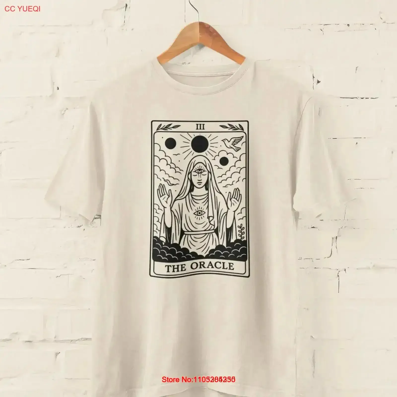 Mystical Oracle Tarot T Shirt for Spiritual Seekers Softstyle Boho Astrology Clothing vintage Washed designer clothes vintage