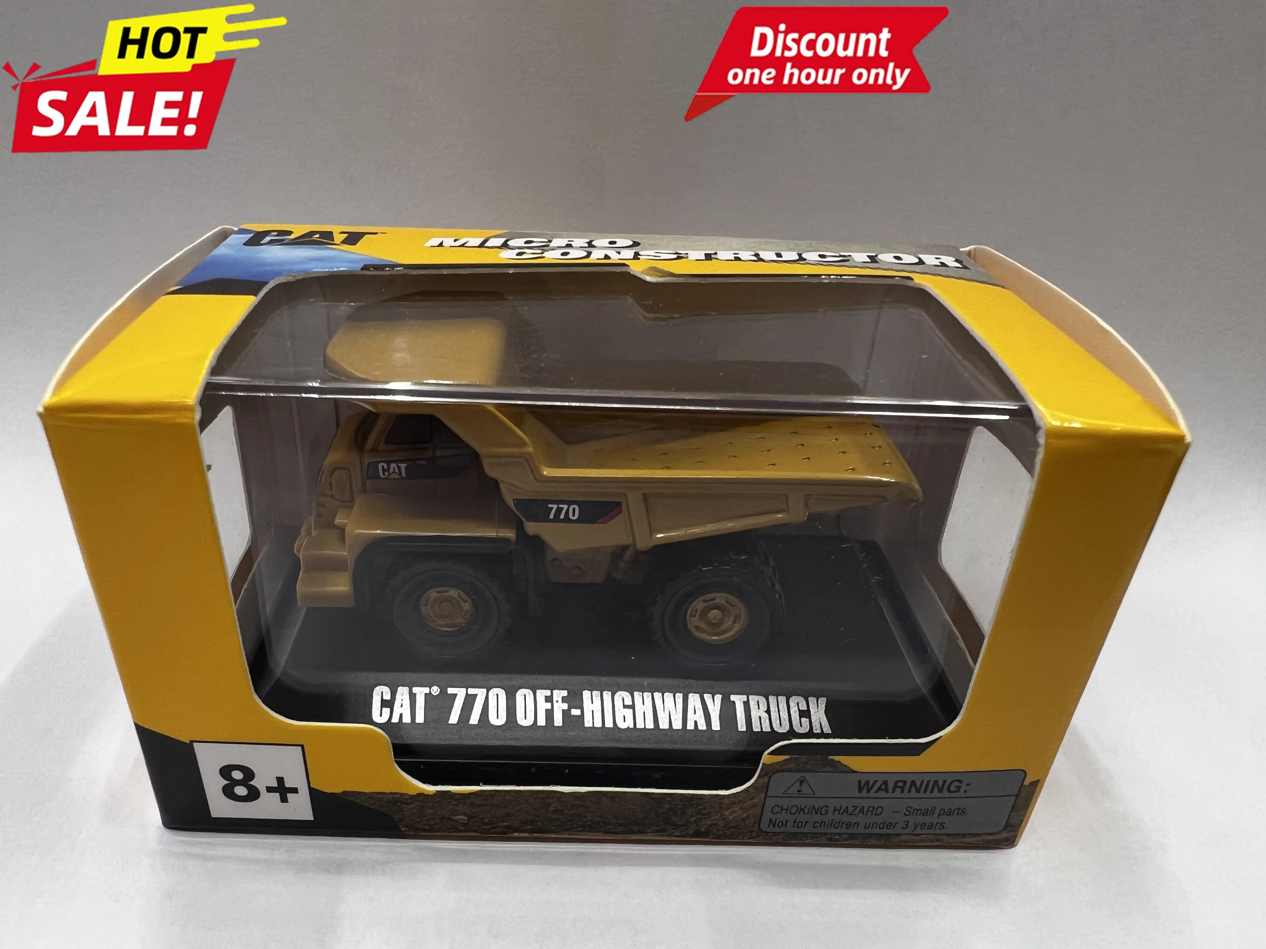 

For DM 1:100 CAT 770 Caterpillar Mine Tipping Dump Truck Alloy Construction Truck Model 85982DB