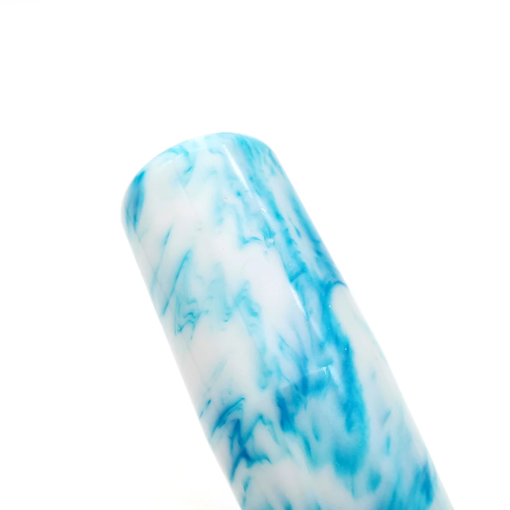 JDM Universal Acrylic Long Gear Stick Shift Knob Manual Transmission Marble Lever Shifter Knob Head with M8 M10 Adaptor