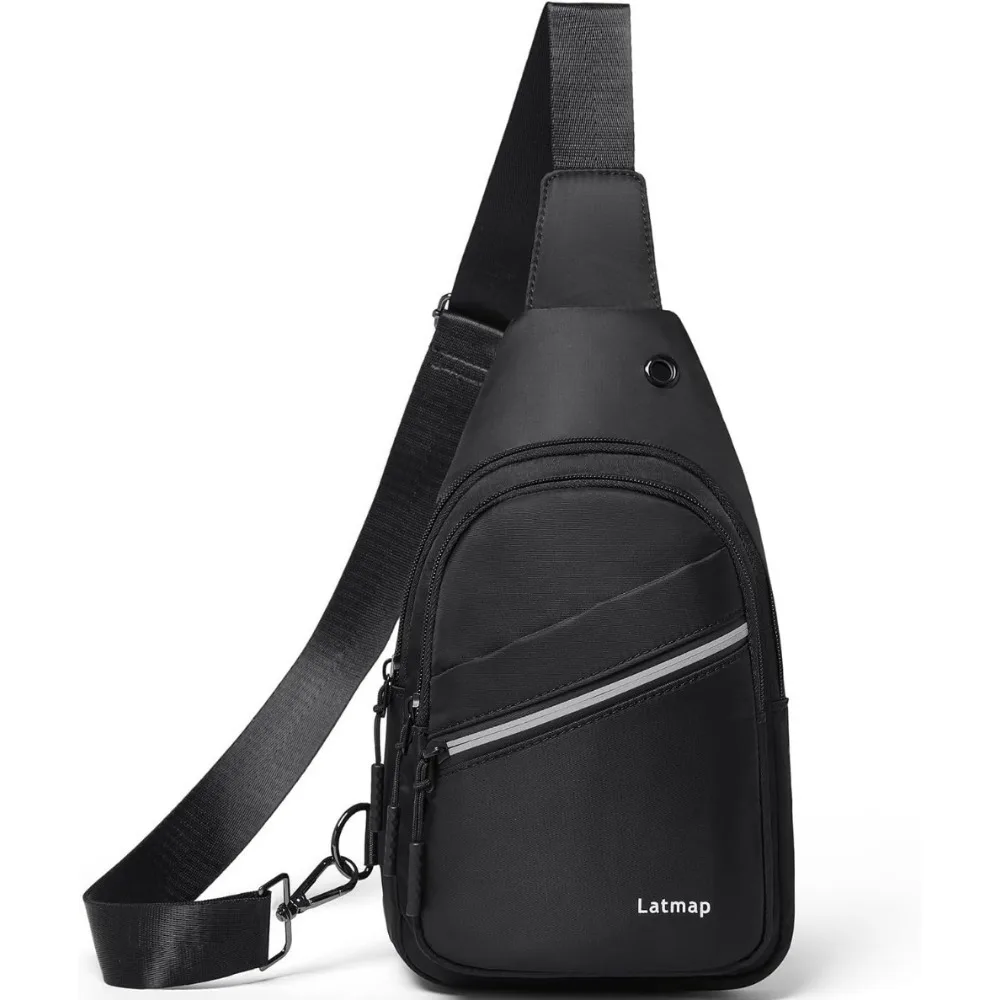 

Sling Bag For Women Men Backpack Fanny Pack Crossbody Chest Travel Shoulder Belt Bags Purse Handbag PU Leather