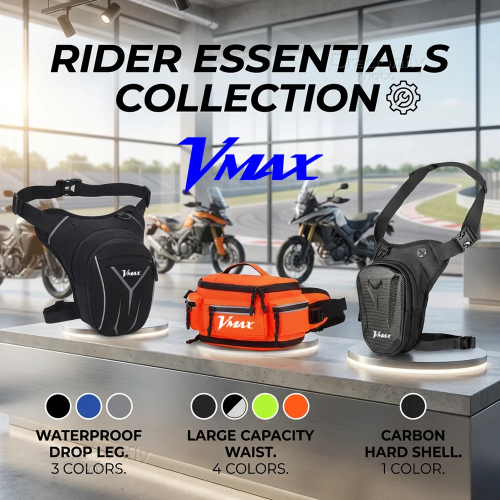 

For Yamaha VMAX V-MAX V MAX 1200 1985-2008 Motorcycle Leg Bag Waterproof Rider Waist Bag Cycling Bike Crossbody Bag