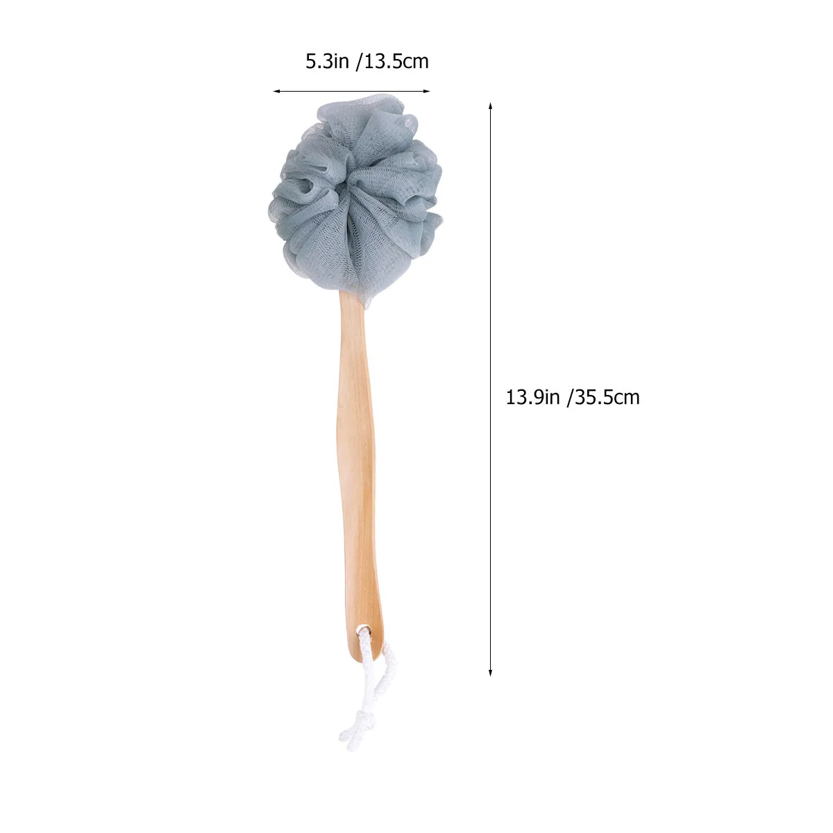 3 Buah Sikat Mandi Gagang Panjang untuk Pengelupasan Kulit, Desain Ergonomis, Lembut di Kulit, Mudah Digunakan di Bak Mandi