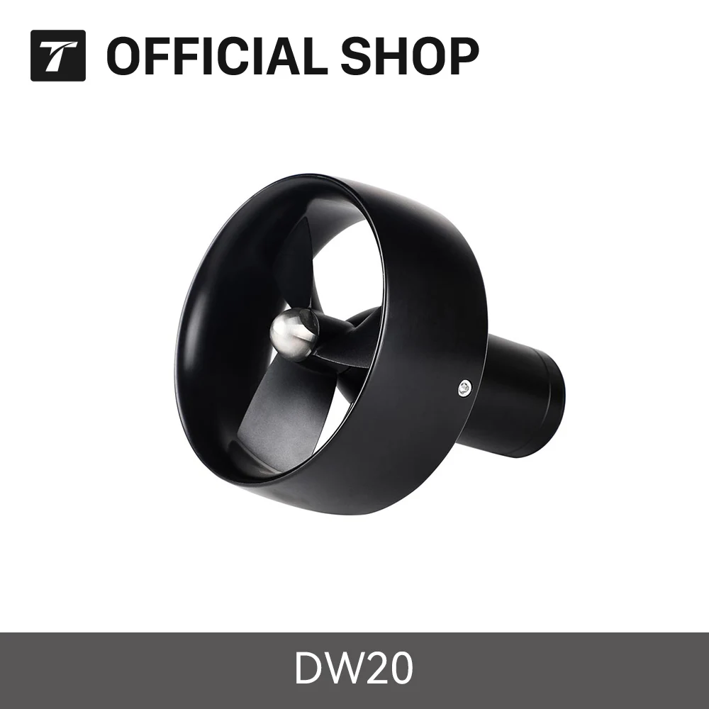 T-MOTOR DW20 48V 20KG Thrust Underwater Electric Thruster 1000w Brushless Motor for Jet Pump Water Scooter