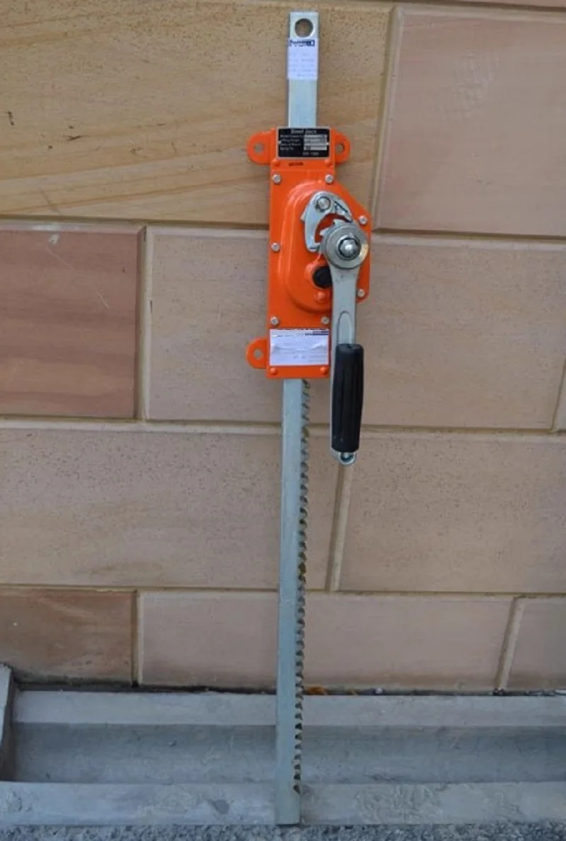 Hanging mechanical rack jack 1.5Ton ratchet self-locking top door opener hand cranked overhead