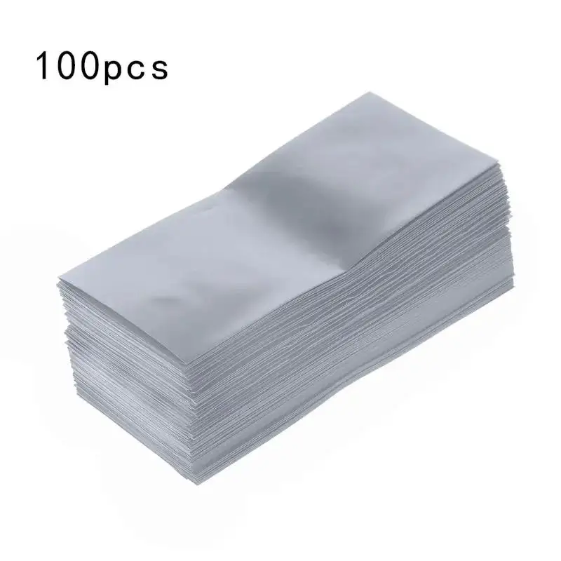 100Pcs/Bag 18650 Lithium Battery Encapsulation Tube PVC Heat Shrink Tubing Wrap Battery Cover Skin Insulation Film 95AD