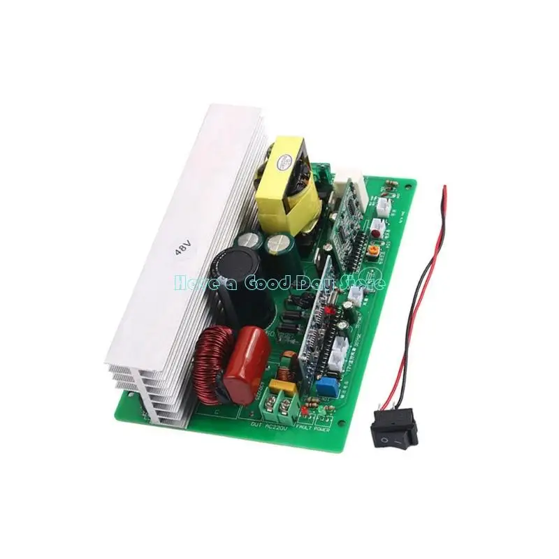 462D High Capacity 1000W Sine Waveform Inverter 12V/24V/48V To AC220V Stable Out Overloads Protections For Electronics