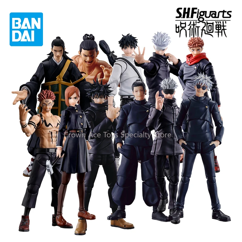 

Оригинальные фигурки аниме Bandai juютсу Kaisen shфигурок SHF Todo Aoi Satoru Gojo Itadori Yuji Fushiguro Megumi Ryomen Sukuna, игрушки