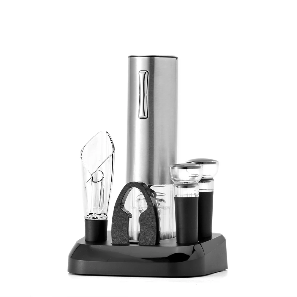 Rechargeable Electric Wine Opener Set Non-stick Corkscrew Wine Opener With Integrated